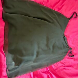 Torrid Black Chiffon Blouse